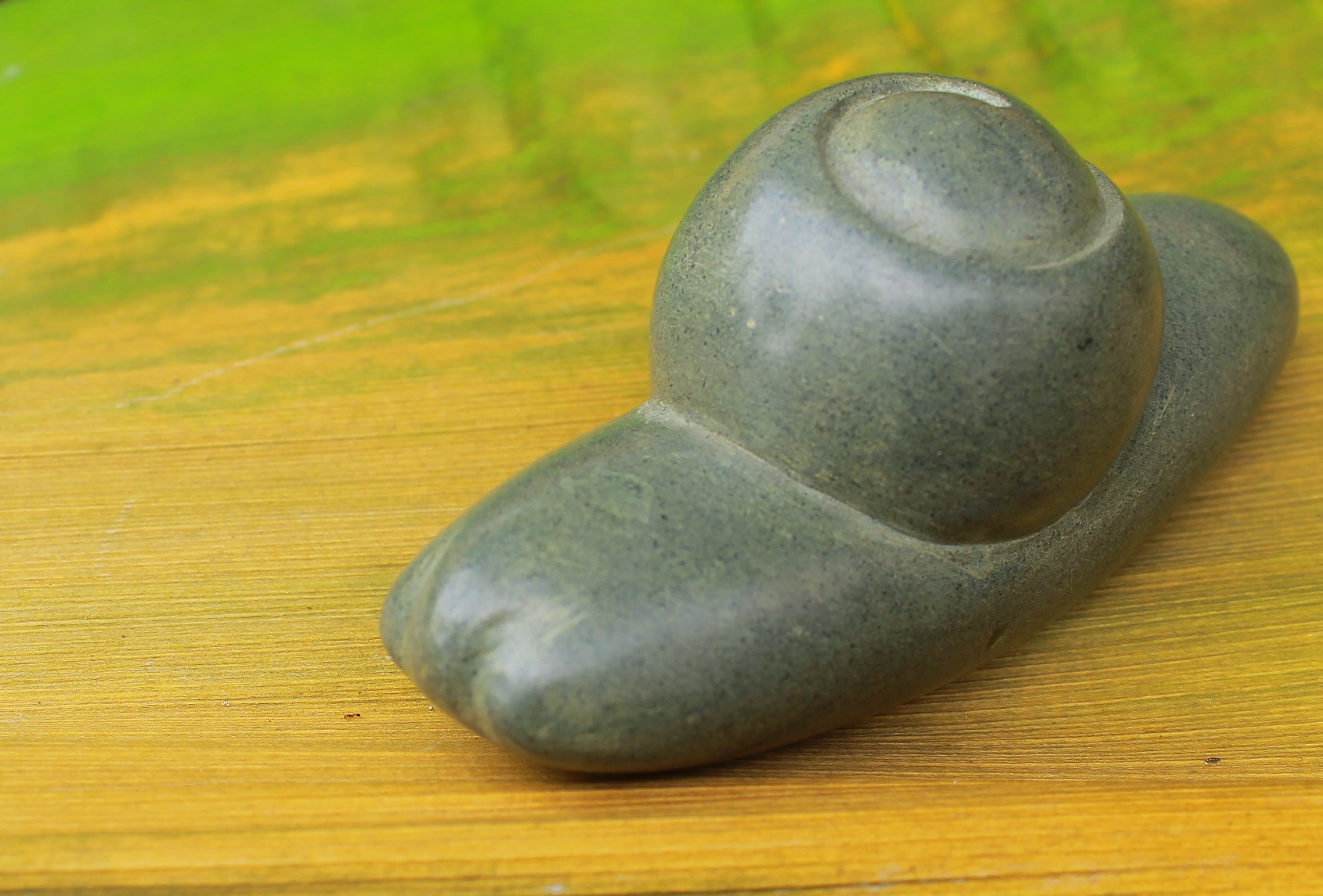 Grey River Rock Snail Sculpture
